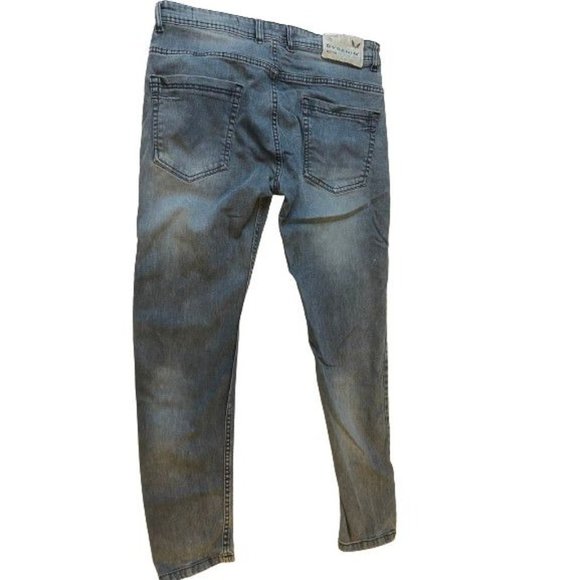 DY Womens Denim Jeans Super Skinny Mid Rise Five Design Pockets Blue Size 32 - Picture 2 of 11